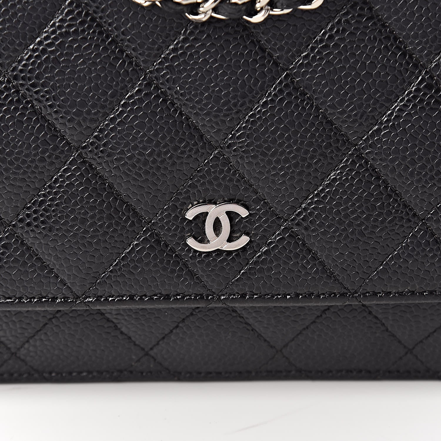 Chanel Caviar Quilted Wallet On Chain WOC Black 8 of 10