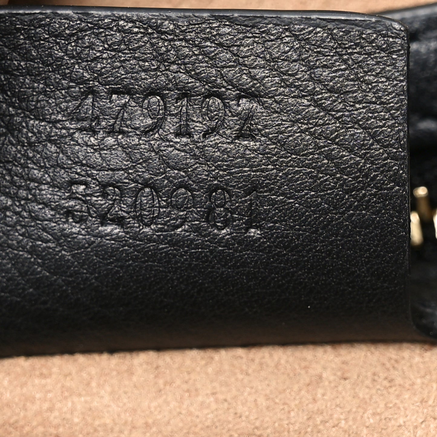 GG Supreme Monogram Medium Padlock Tote Black