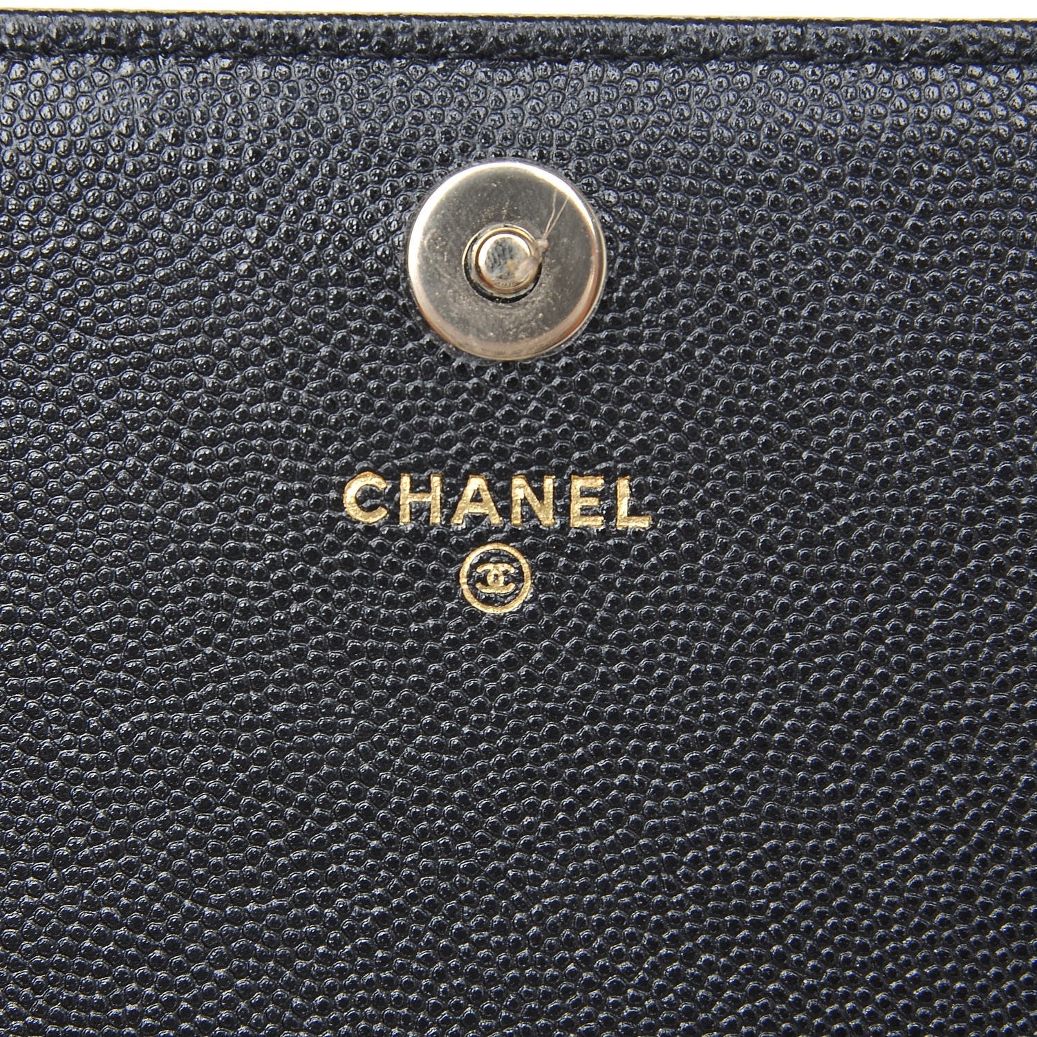 Chanel Caviar Quilted Square Wallet On Chain WOC Black 6 of 8