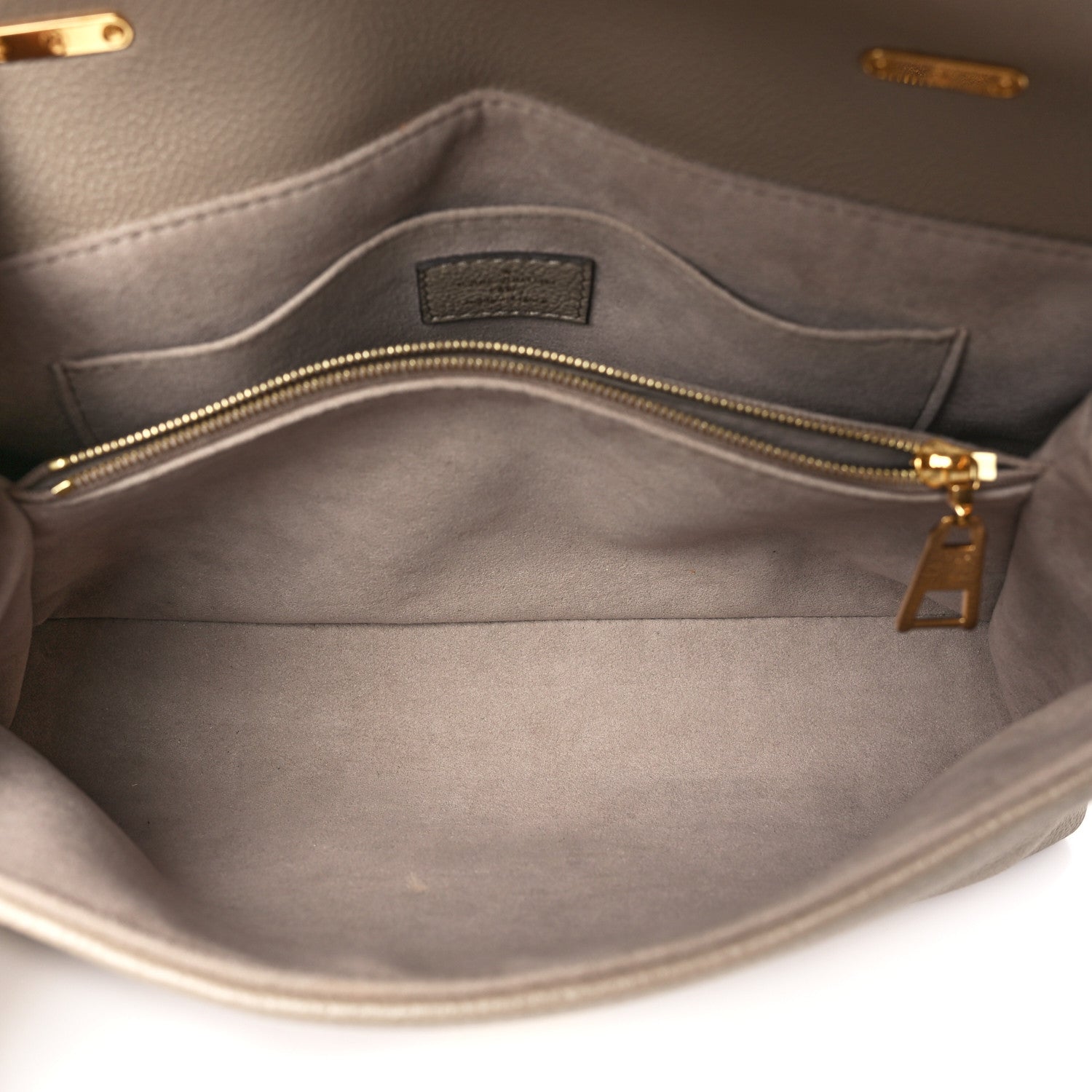 Louis Vuitton Empreinte Monogram Giant Madeleine MM Dove Grey Beige 6 of 10