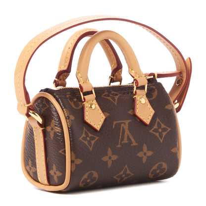 Louis Vuitton Monogram Micro Speedy Bag Charm 2 of 7