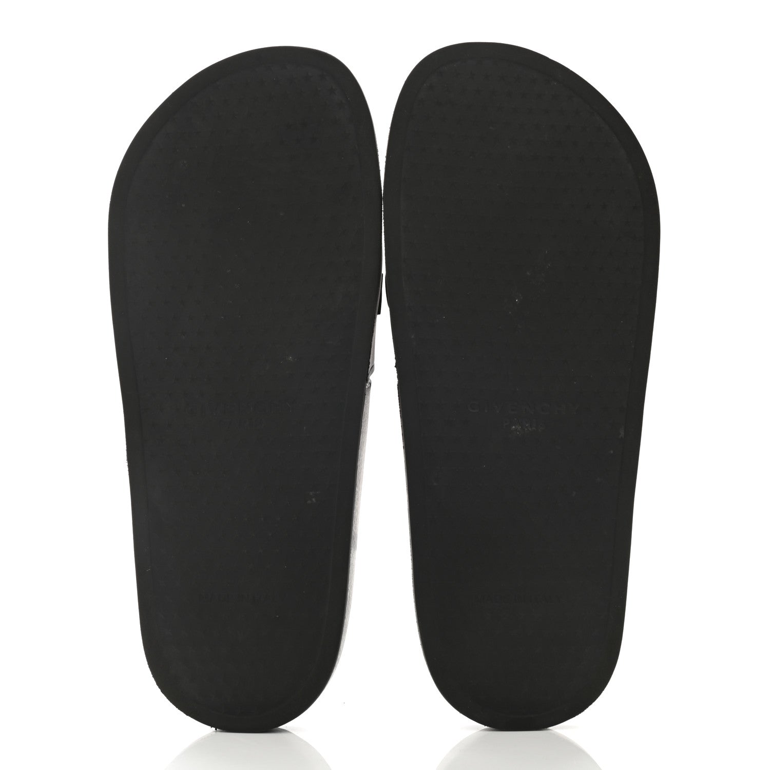 Givenchy Rubber Logo Pool Slide Sandals 38 Black 5 of 13