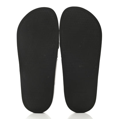 Givenchy Rubber Logo Pool Slide Sandals 38 Black 5 of 13