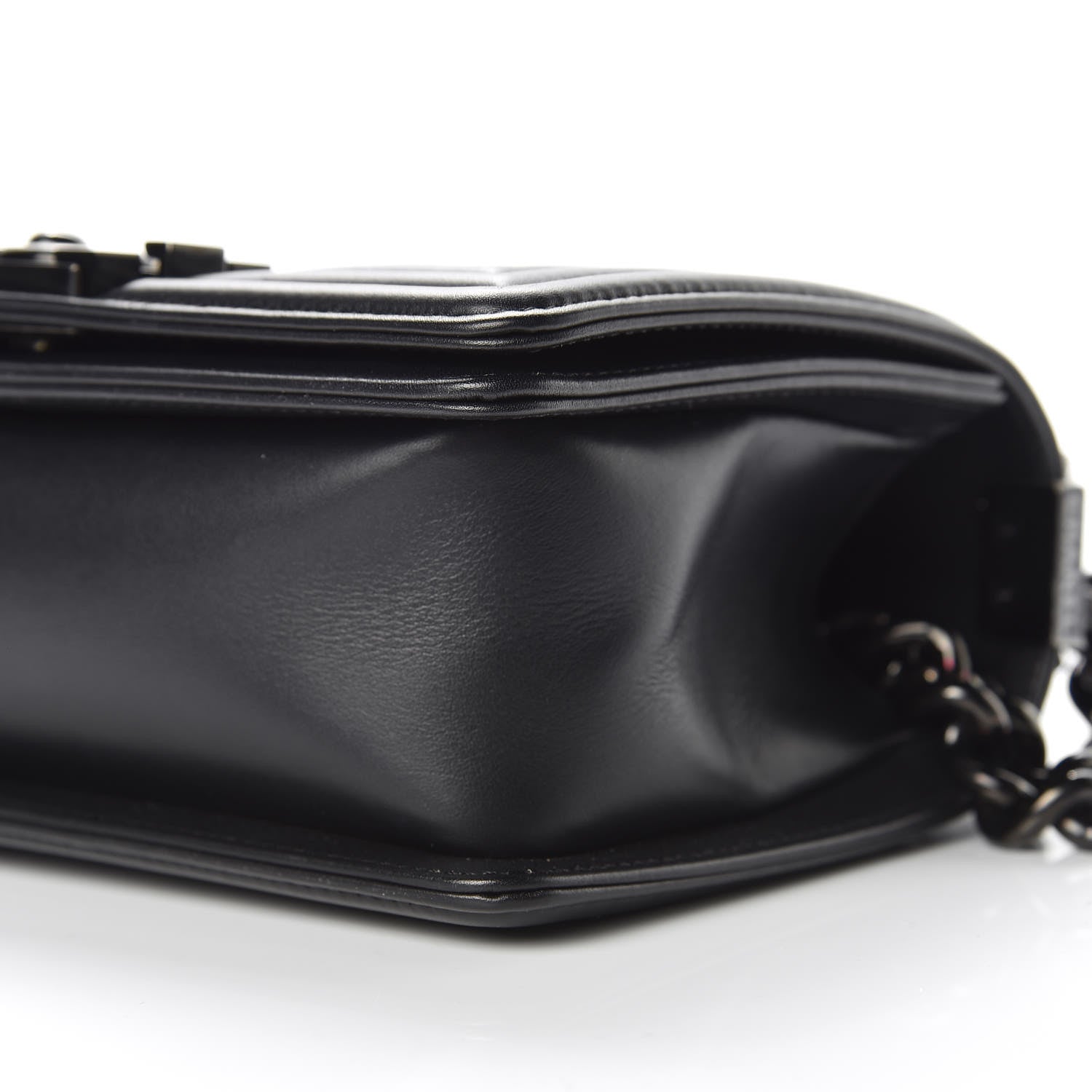 Chanel Calfskin Quilted Small Boy Flap So Black 7 of 12