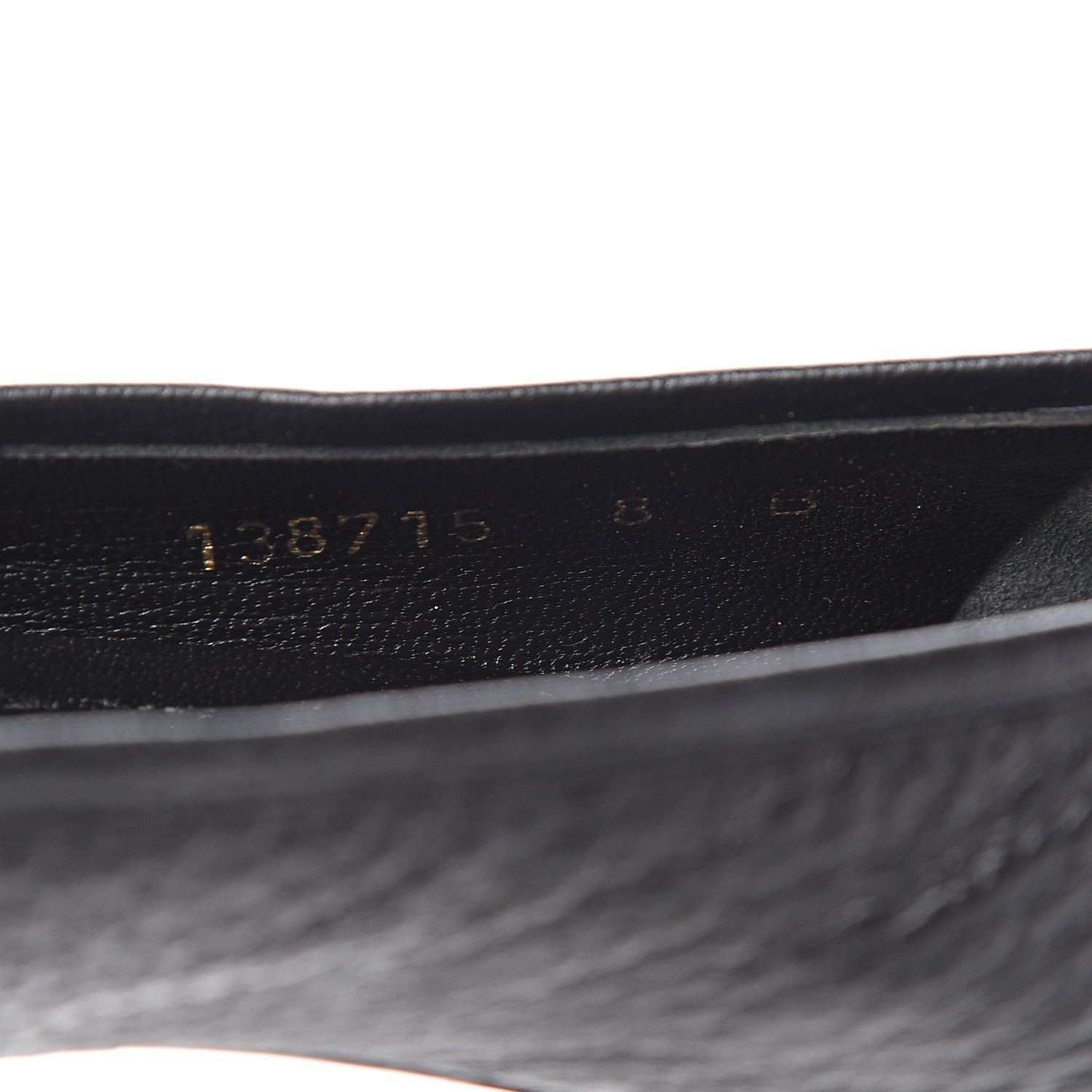 Gucci Calfskin Bamboo Flats 8 Black 10 of 11