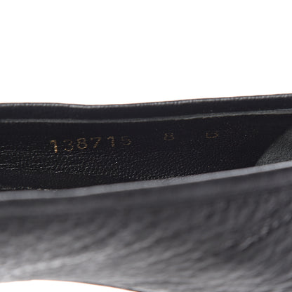 Gucci Calfskin Bamboo Flats 8 Black 10 of 11