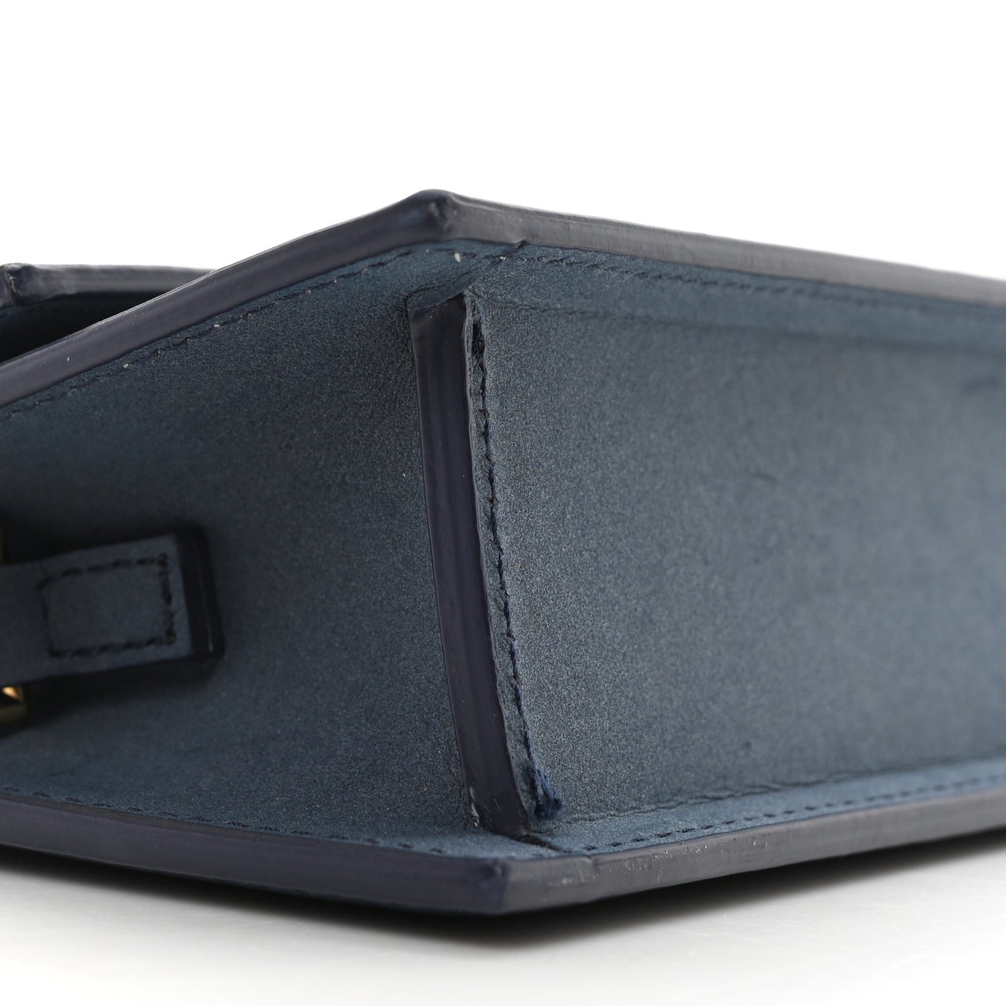 Calfskin Le Chiquito Long Dark Navy