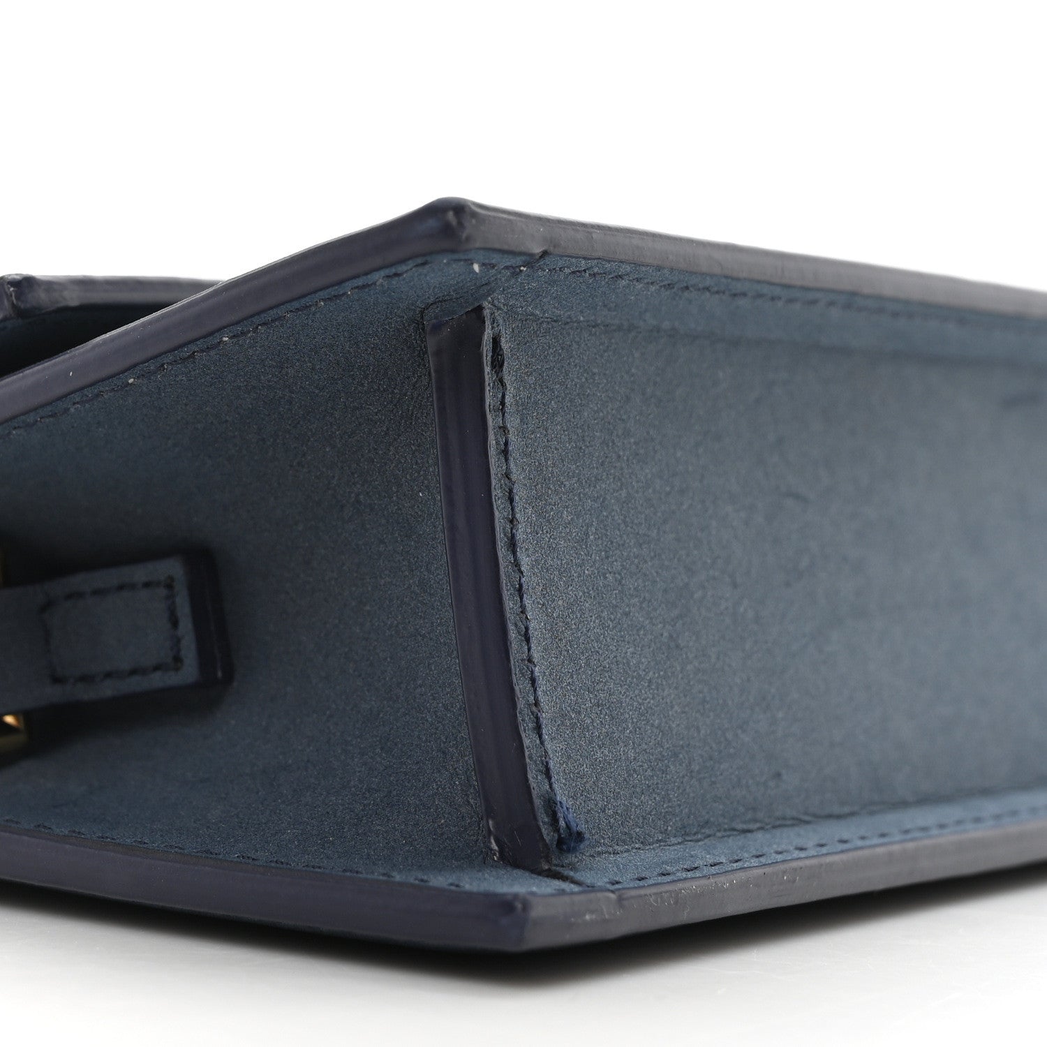Jacquemus Calfskin Le Chiquito Long Dark Navy 8 of 10