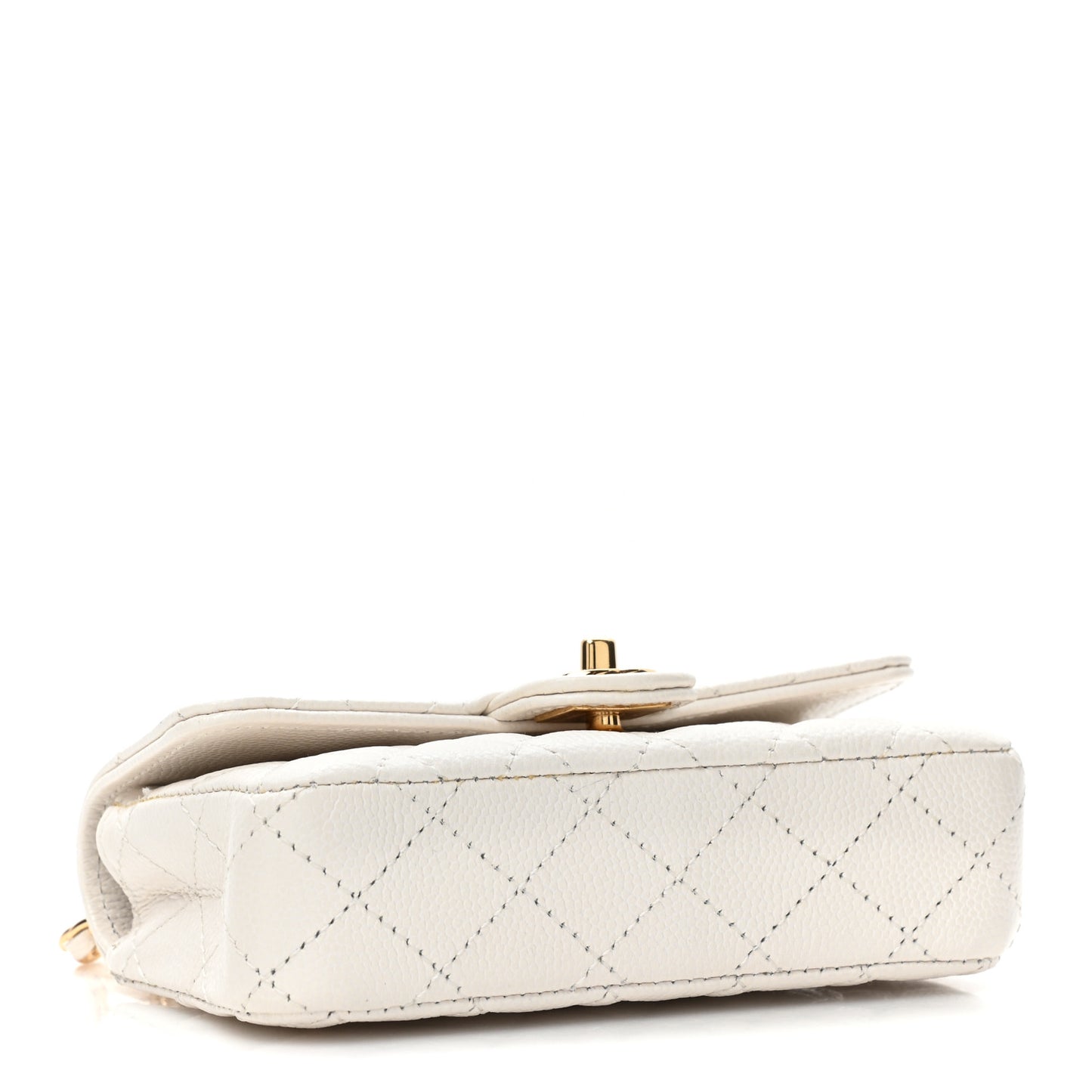 Lambskin Calfskin Tweed Success Story Set of 4 Minis Bags White