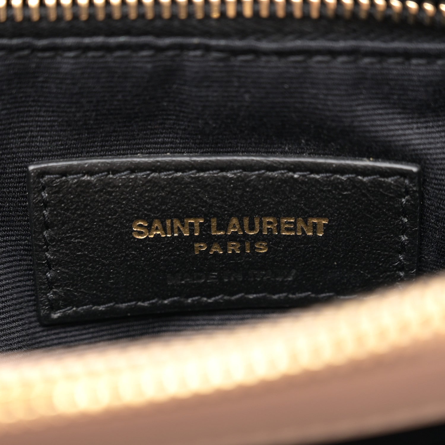 Saint Laurent Calfskin Y Quilted Monogram Medium Loulou Chain Satchel Light Natural 6 of 13