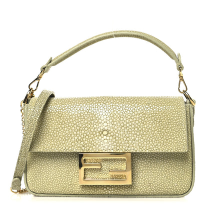 Fendi Stingray Mini Baguette Sage Green 1 of 10