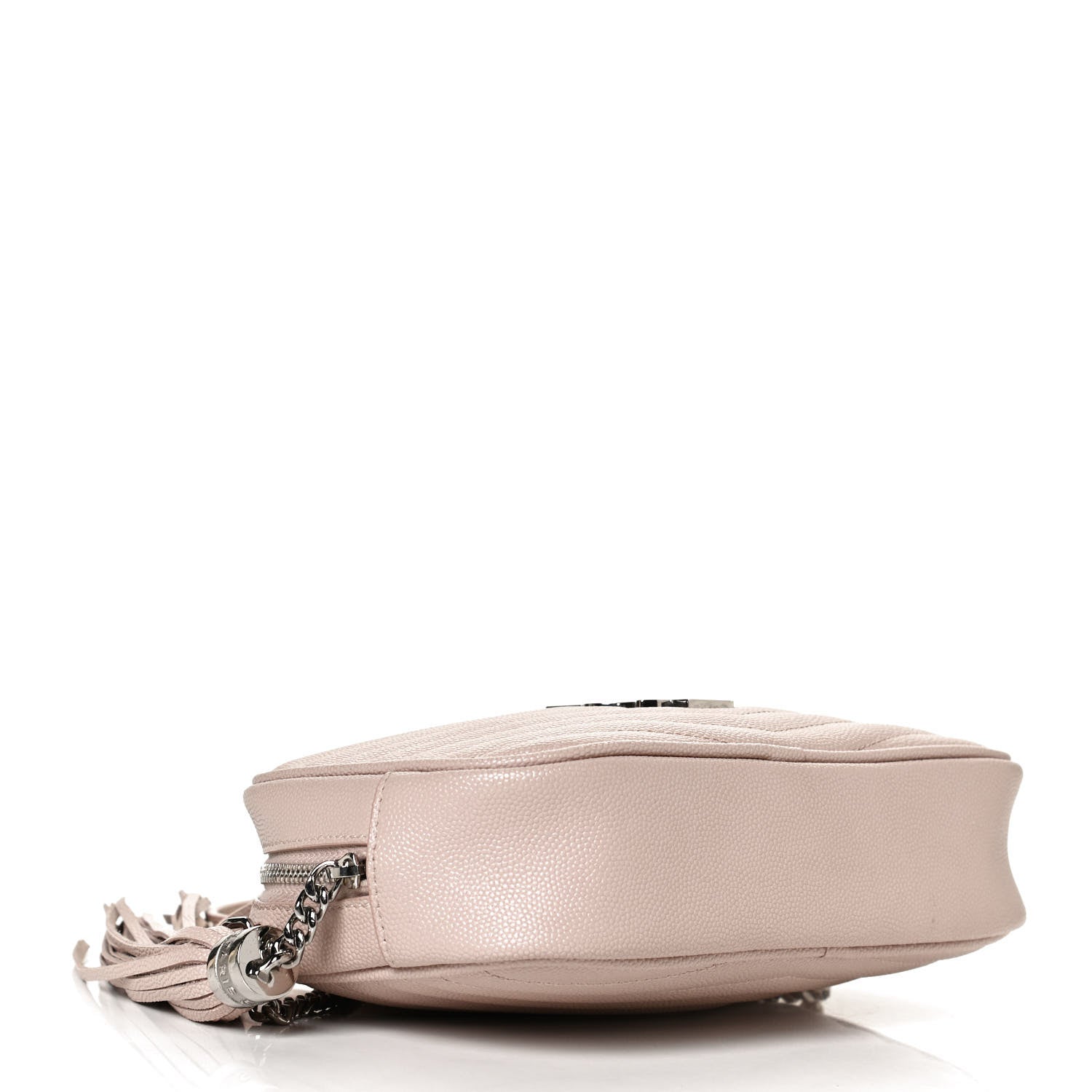 Saint Laurent Grain De Poudre Matelasse Monogram Mini Lou Camera Bag Marble Pink 4 of 12