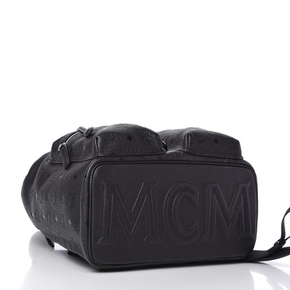 MCM Calfskin Ottomar Small Tivitat Two-Pocket Backpack Black 4 of 9