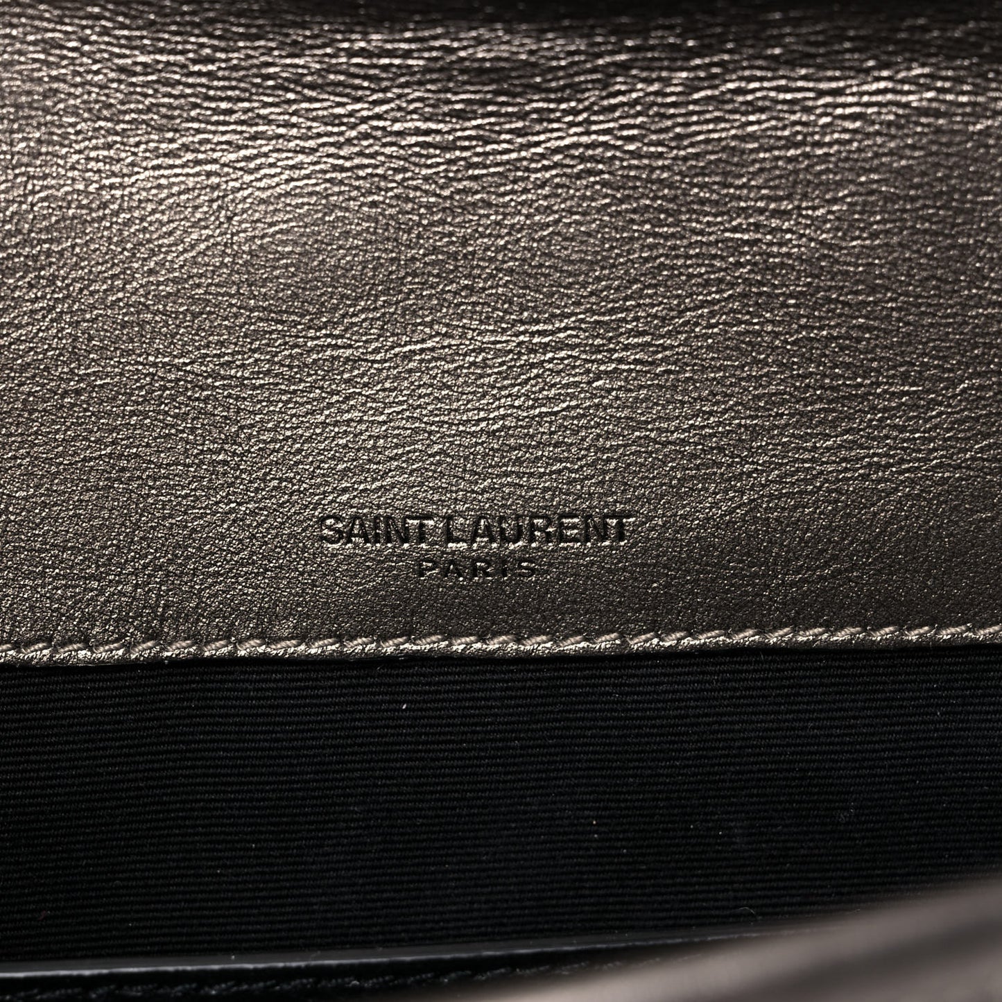 Crinkled Calfskin Matelasse Monogram Baby Niki Chain Satchel Platinum