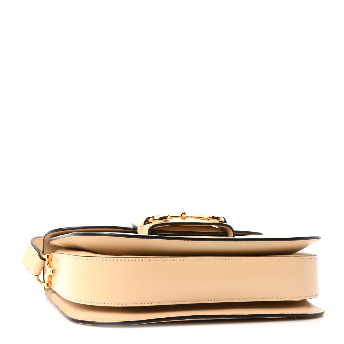 Gucci Azalea Calfskin Horsebit 1955 Shoulder Bag Bubble Tea 4 of 11