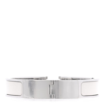 Hermes Enamel Narrow Clic Clac H Bracelet PM Pannacotta 3 of 4