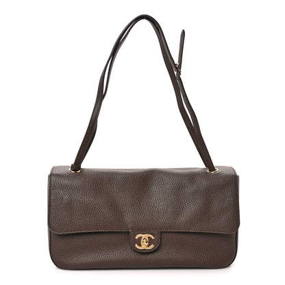 Chanel Grained Calfskin Small Souplissimo Maxi Flap Brown 1 of 10