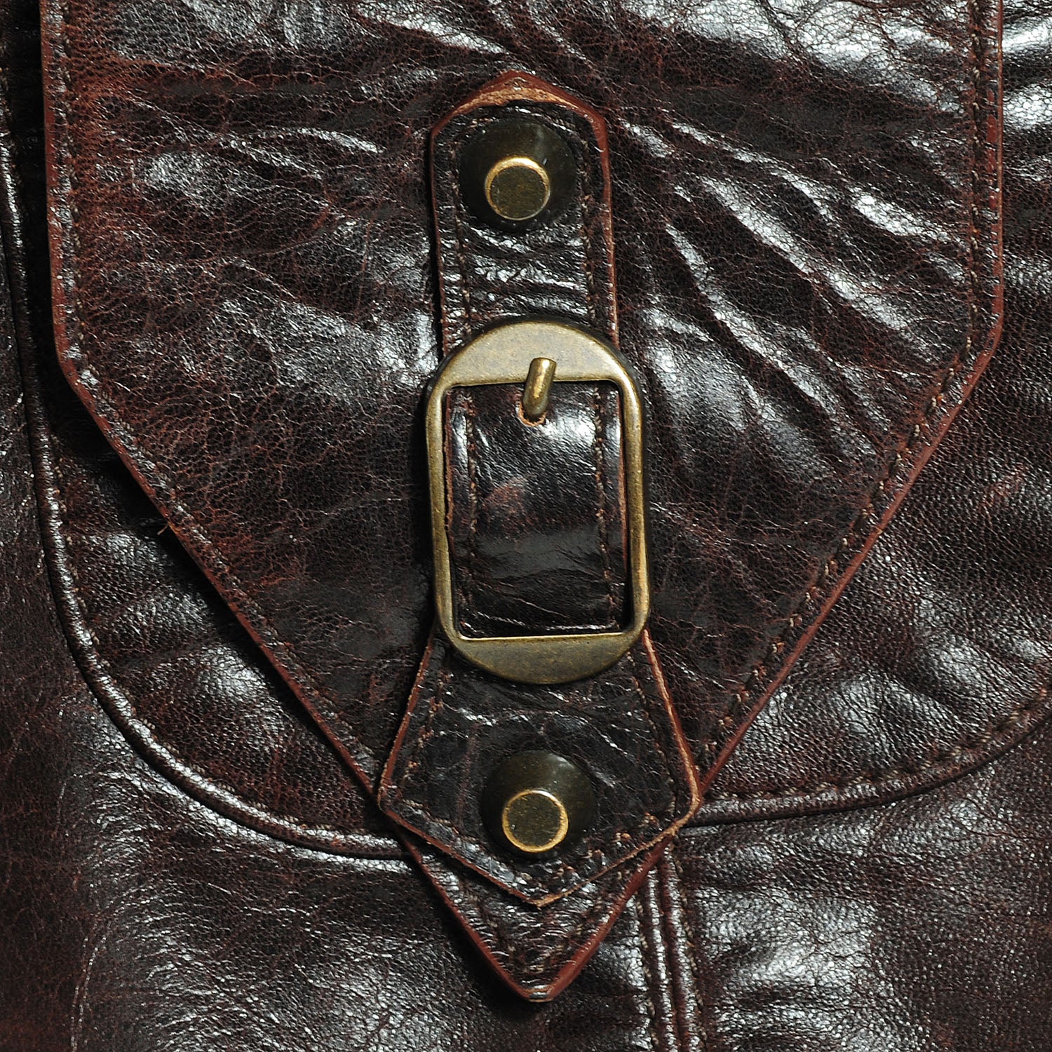 Balenciaga Chevre Shrug Hobo Chocolate 7 of 11
