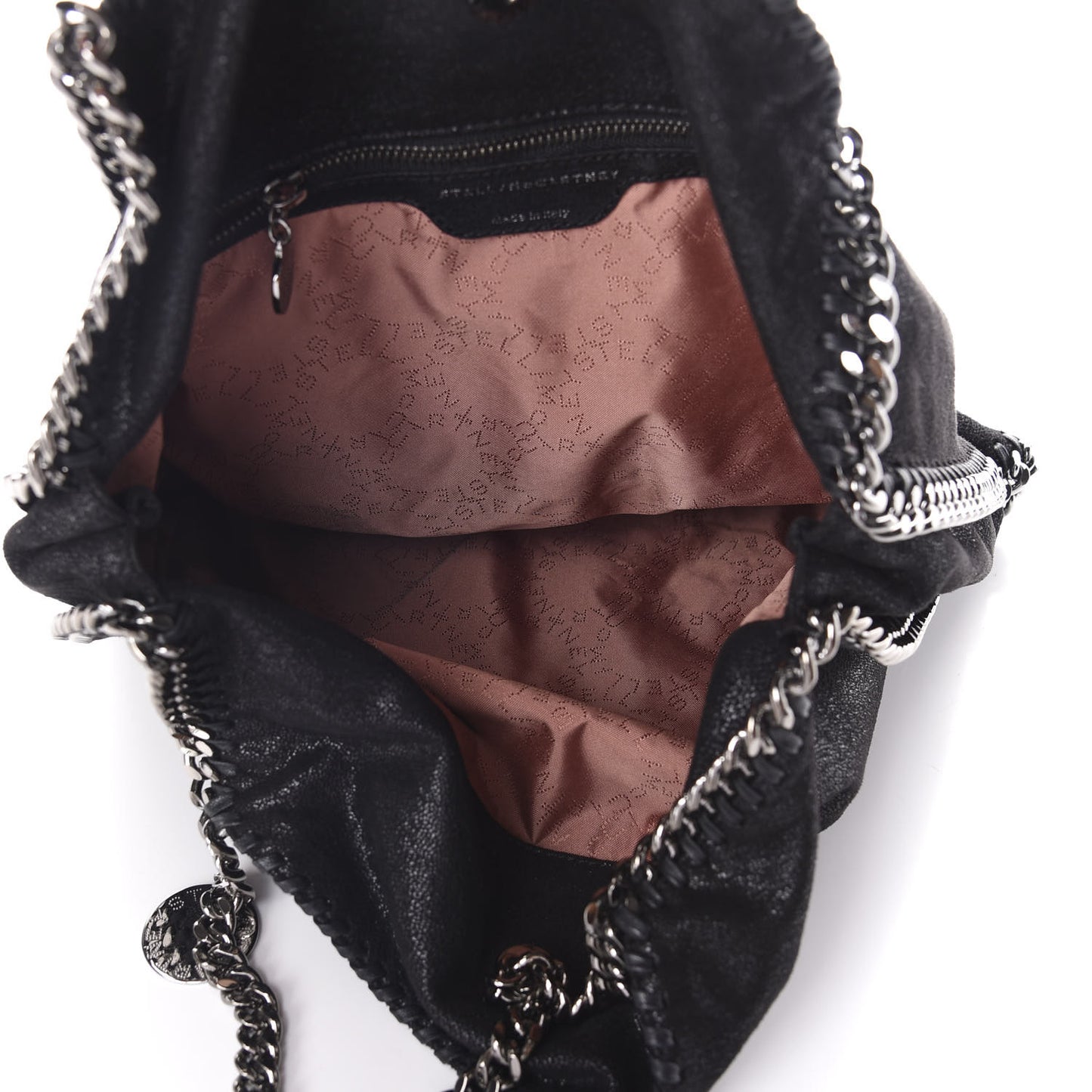 Shaggy Deer Small Falabella Tote Black