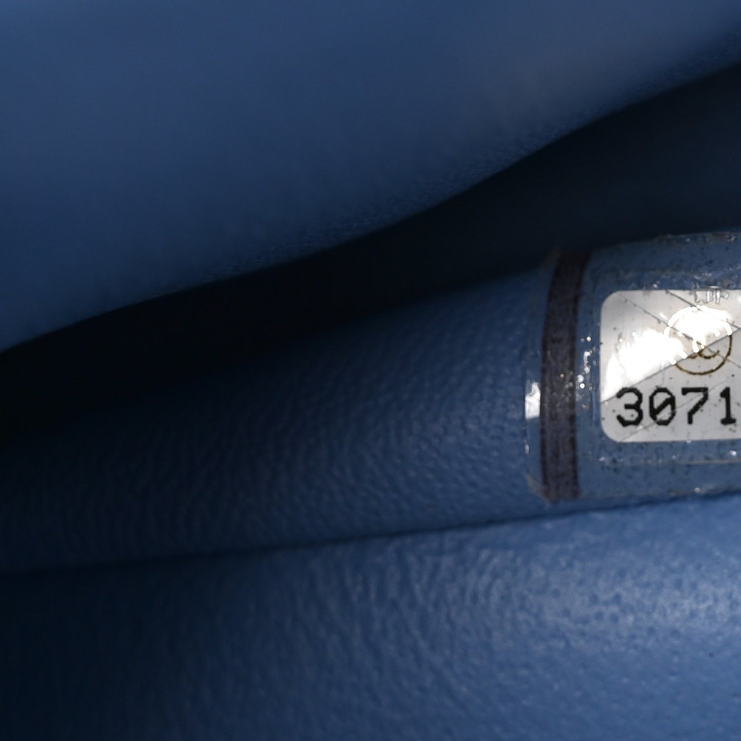 Lambskin Quilted Mini Square Flap Blue