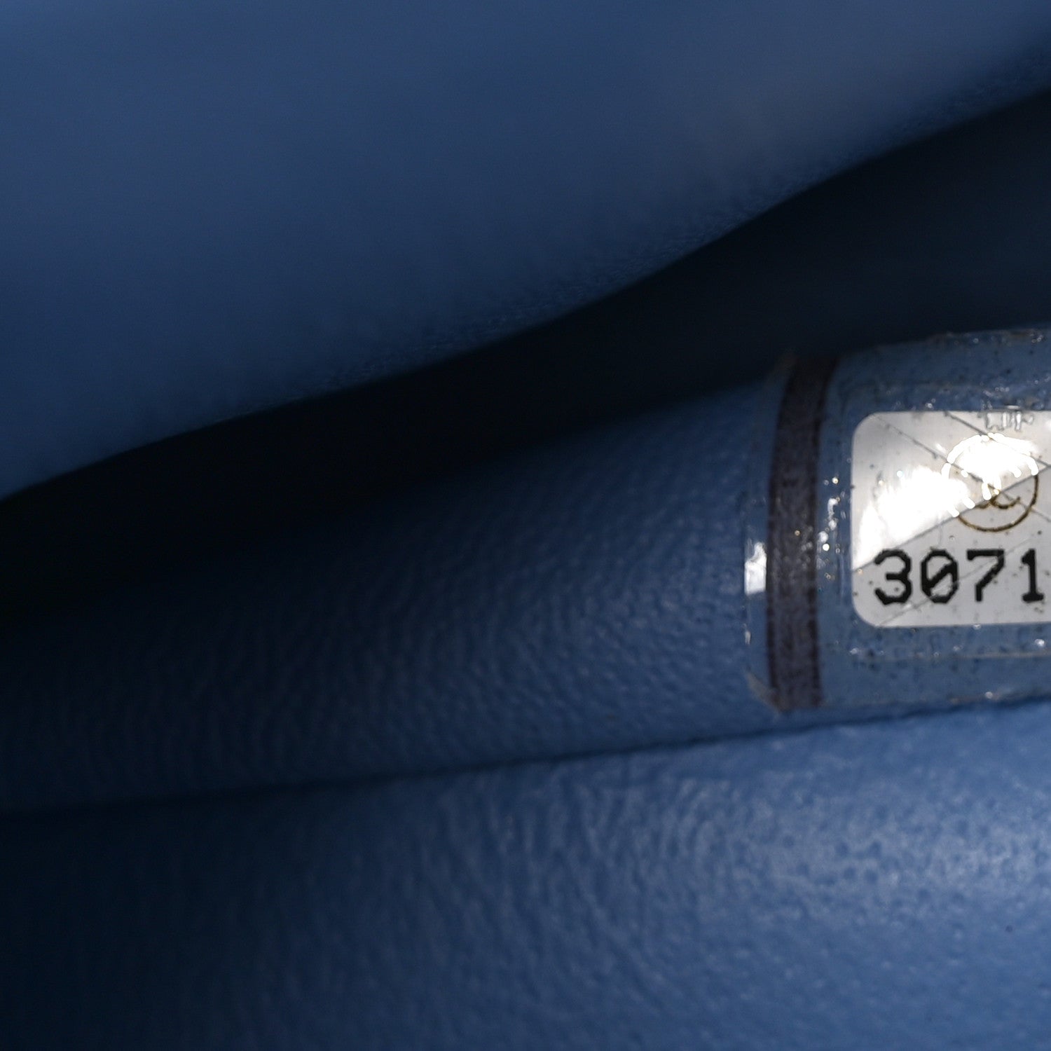 Chanel Lambskin Quilted Mini Square Flap Blue 7 of 10