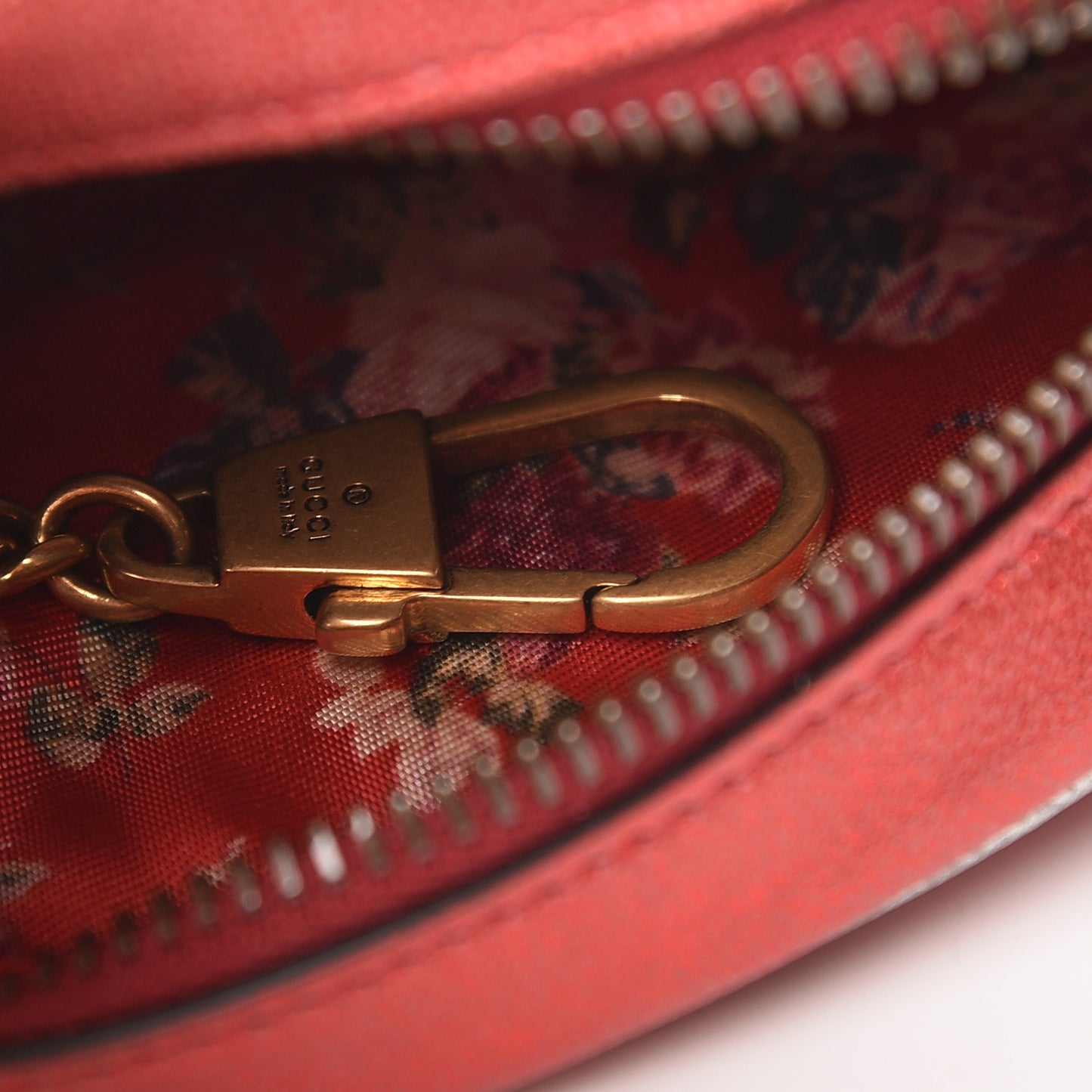 Laminated Nappa Trapuntata Mini Zumi Dome Shoulder Bag Rosso Marine Argento