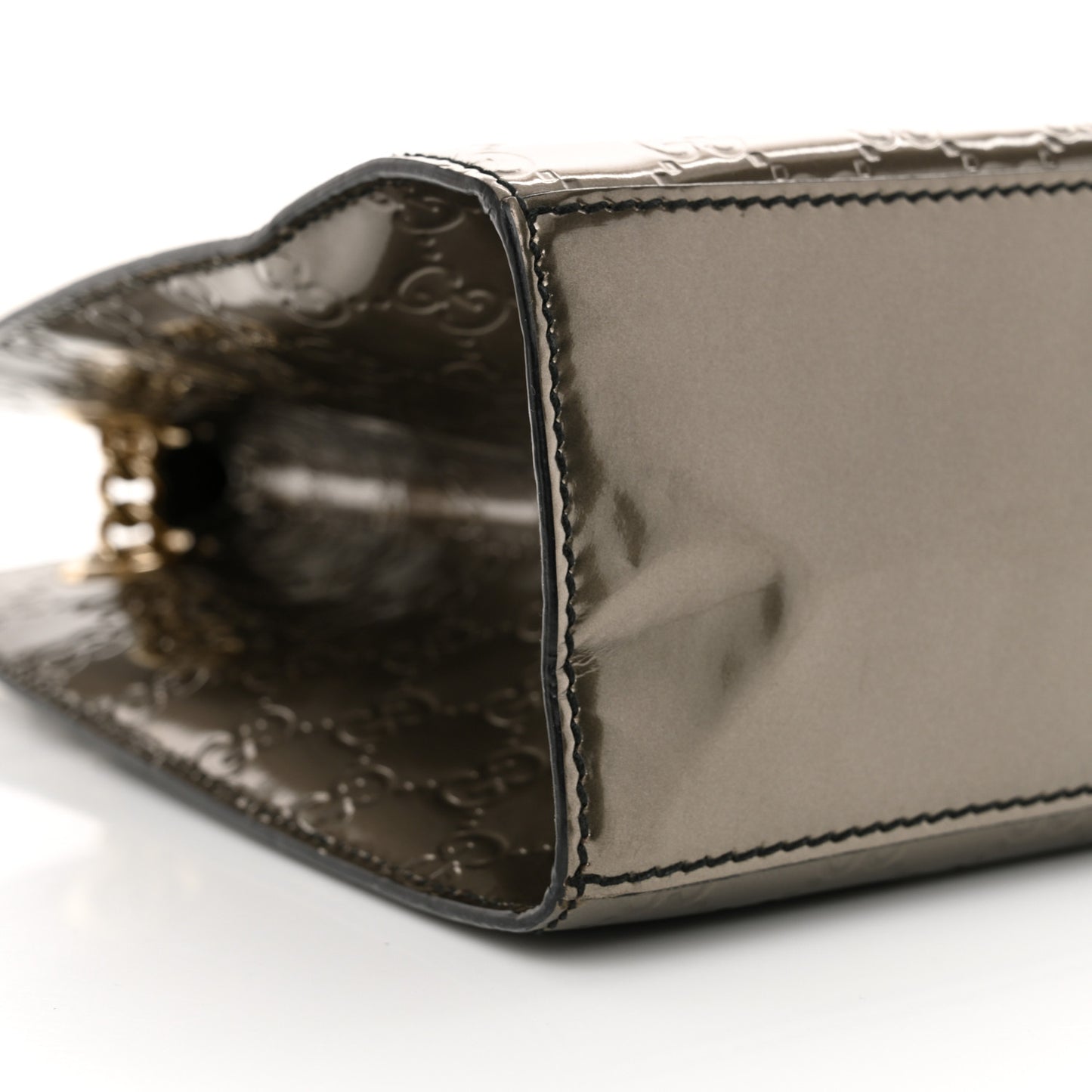 Shine Guccissima Large Emily Chain Shoulder Bag Sasso