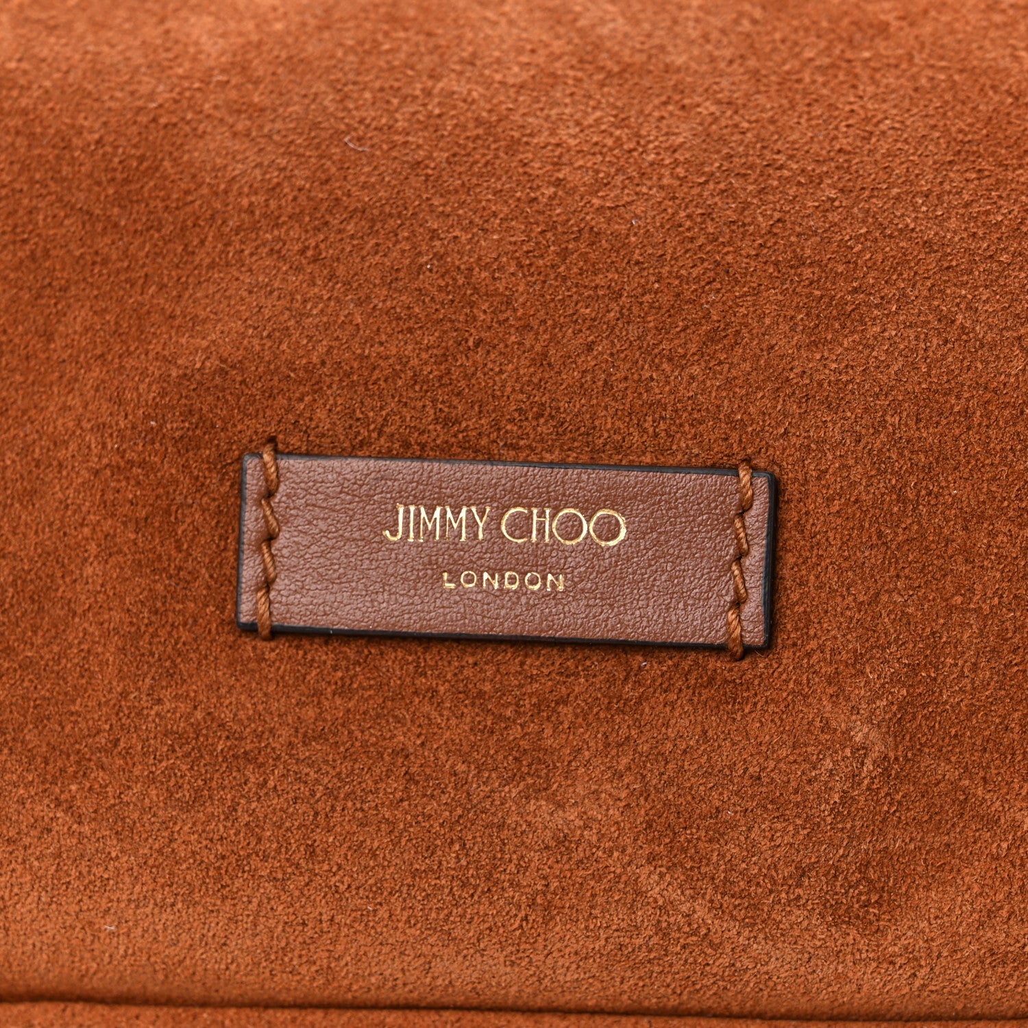 Jimmy Choo Suede Shoulder Bag Dark Tan 9 of 9