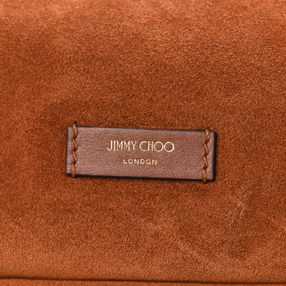 Jimmy Choo Suede Shoulder Bag Dark Tan 9 of 9