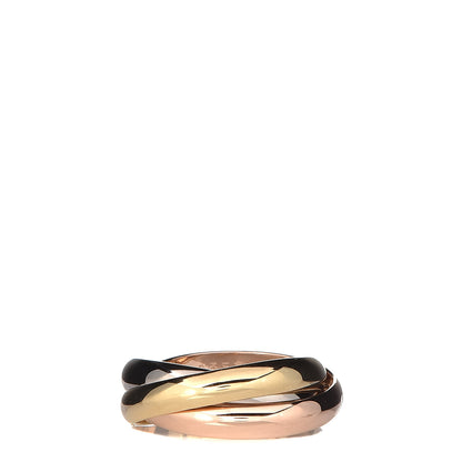 Cartier 18K Pink Yellow White Gold Classic Les Must De Trinity Ring 53 6.25 3 of 7