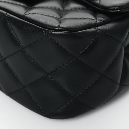 Chanel Lambskin Quilted Mini Romance Square Flap Black 9 of 10