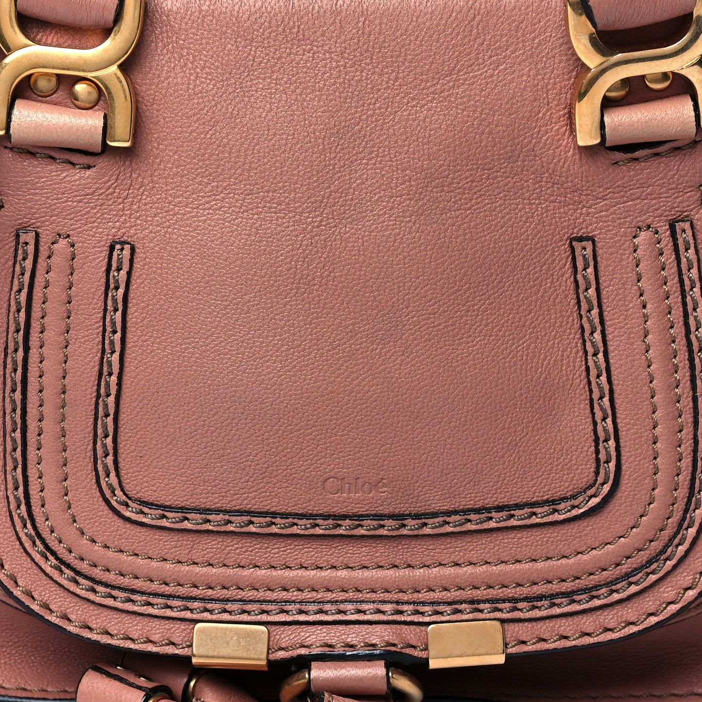 Calfskin Mini Marcie Satchel Waterlily