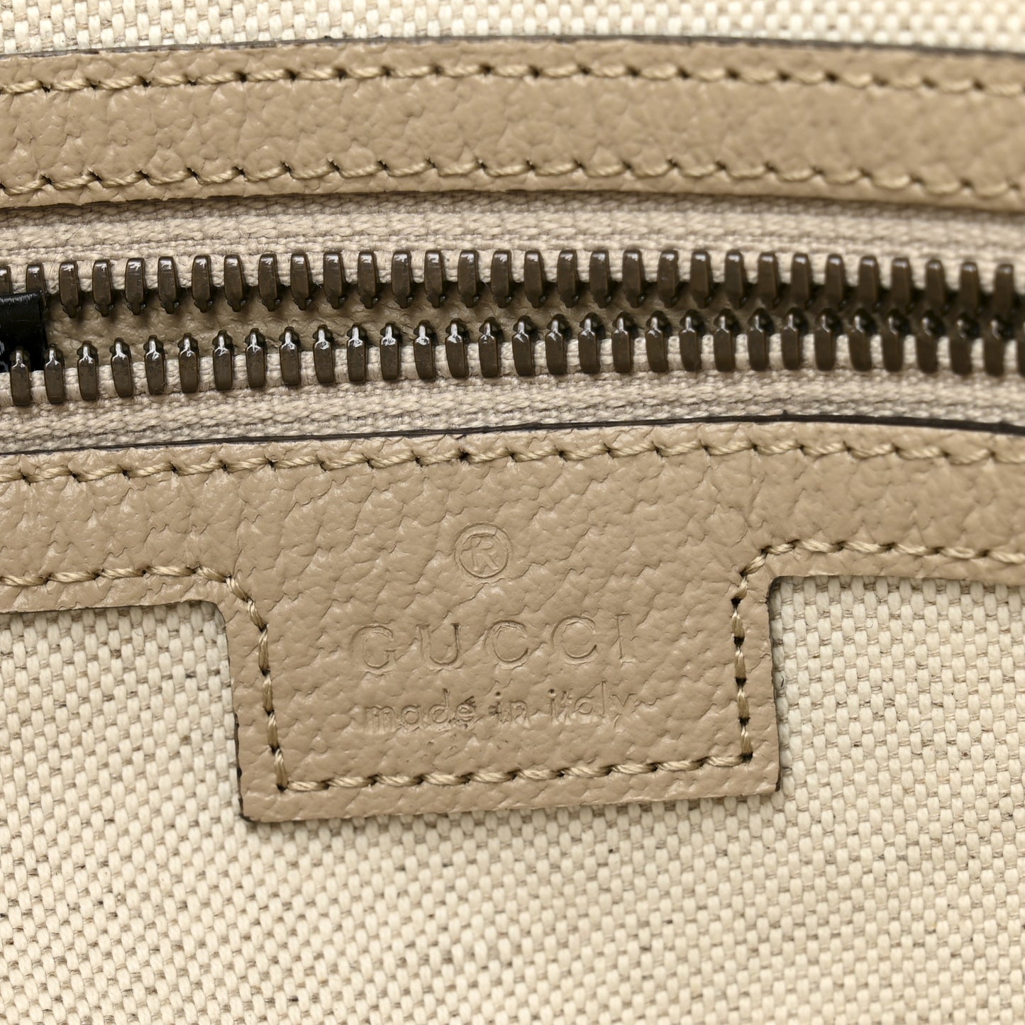 GG Supreme Monogram Textured Dollar Calfskin Web Small Ophidia Half Moon Hobo Beige Mystic White Oatmeal