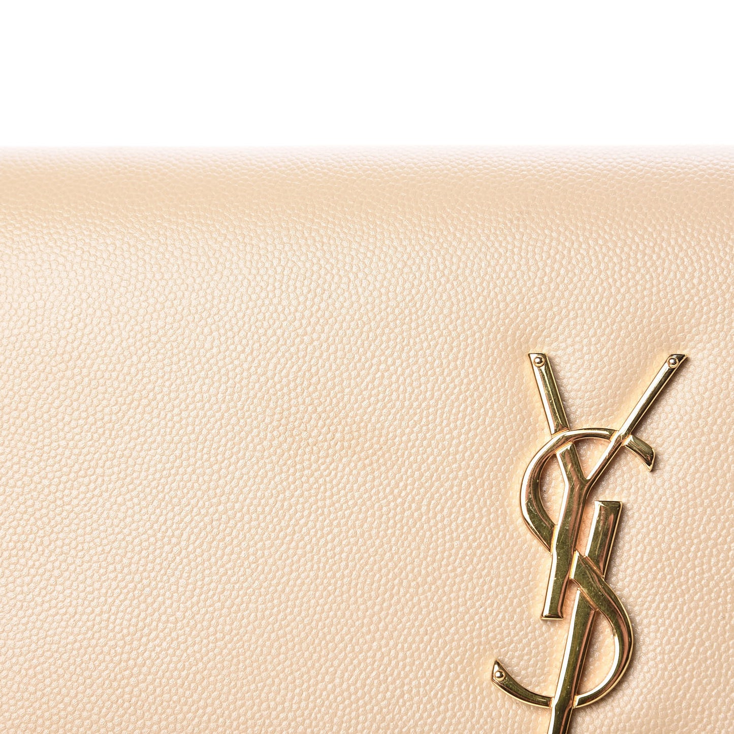 Grain De Poudre Classic Monogram Cassandre Clutch Nude Powder