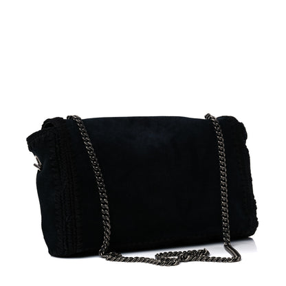 Saint Laurent Suede Monogram Medium Kate Whipstitch Shoulder Bag Black 3 of 10