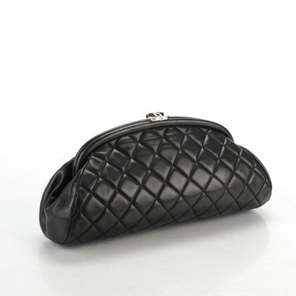 Chanel Lambskin Quilted Timeless Clutch Black 3 of 7