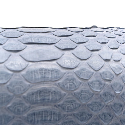 Chanel Snakeskin Mini Rectangular Flap Blue 11 of 11