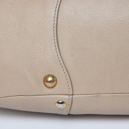 Prada Vitello Daino Pushlock Tote Sughero 13 of 24