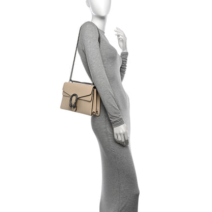 Gucci Textured Calfskin Crystal Small Dionysus Shoulder Bag Mystic White 2 of 16