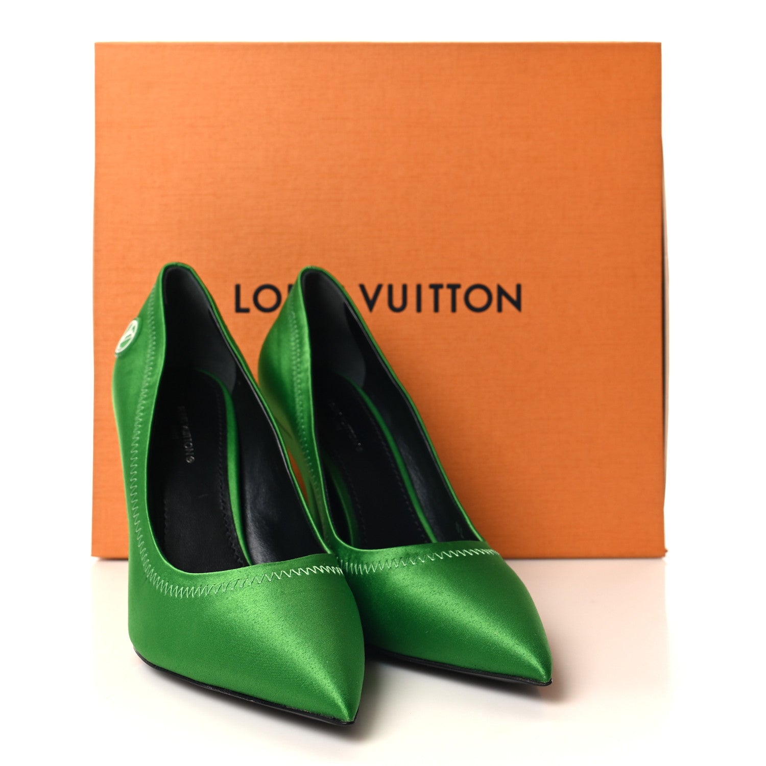 Louis Vuitton Satin Archlight Pumps 36.5 Green 9 of 9