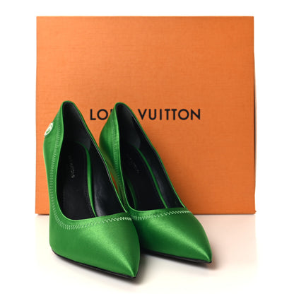 Louis Vuitton Satin Archlight Pumps 36.5 Green 9 of 9