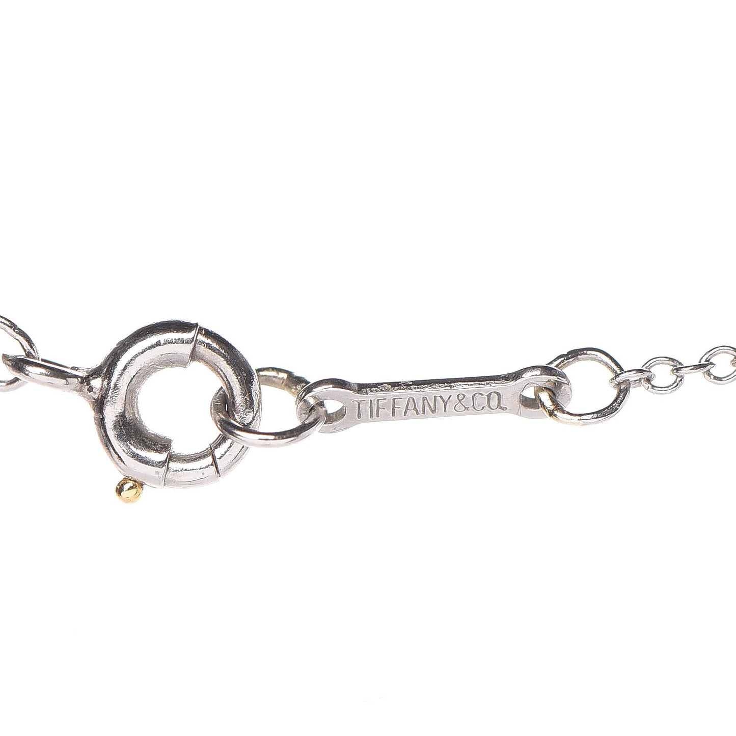 Platinum Diamond .25ct Elsa Peretti Diamonds by the Yard Pendant Necklace