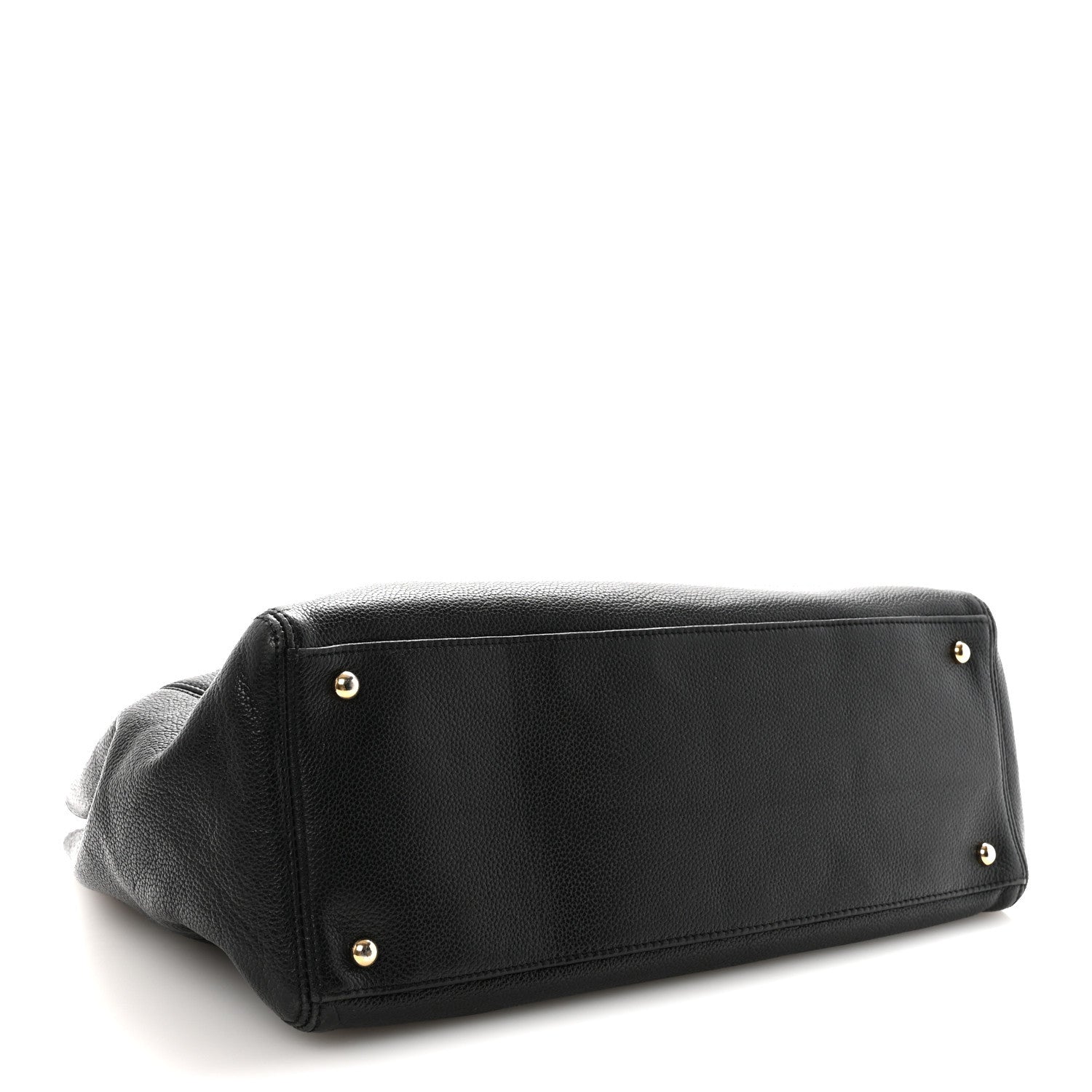 Chanel Calfskin Cerf Executive Shopper Tote Black 4 of 10