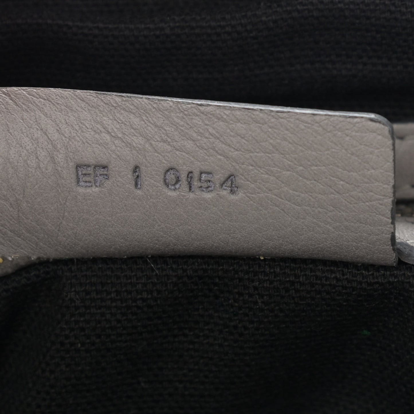 Calfskin Medium Bolt Stud Pandora Pearl Grey