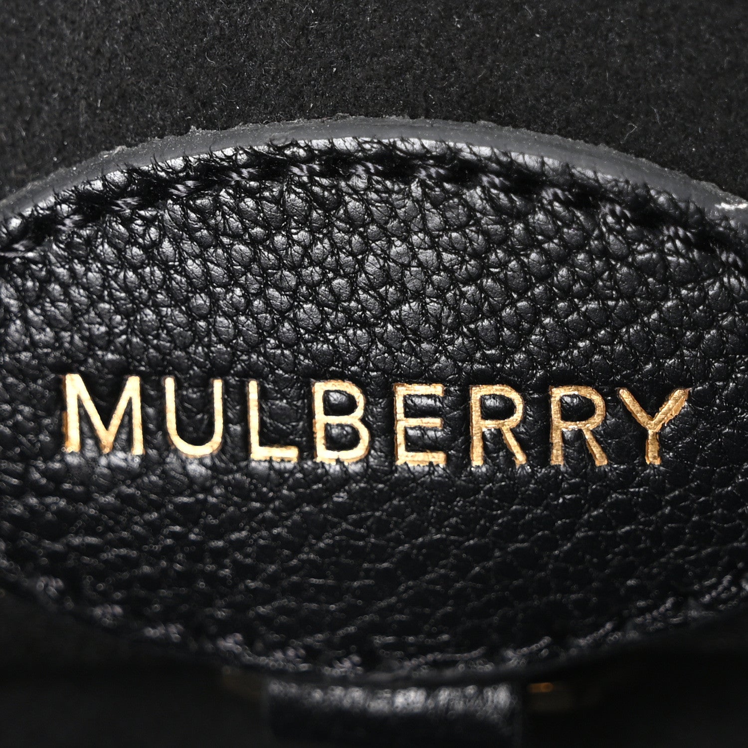 Mulberry Small Classic Grain Calfskin Medium Lily Black 5 of 8