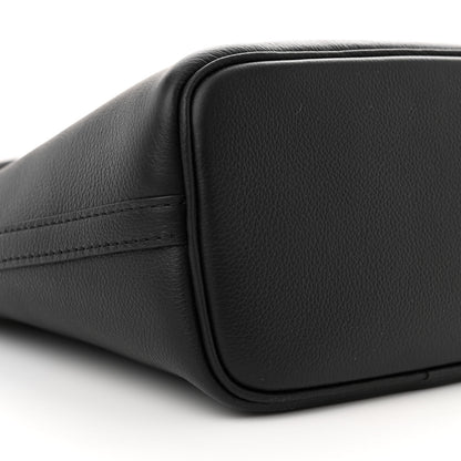 Louis Vuitton Calfskin Lock and Walk Bucket Black 9 of 10