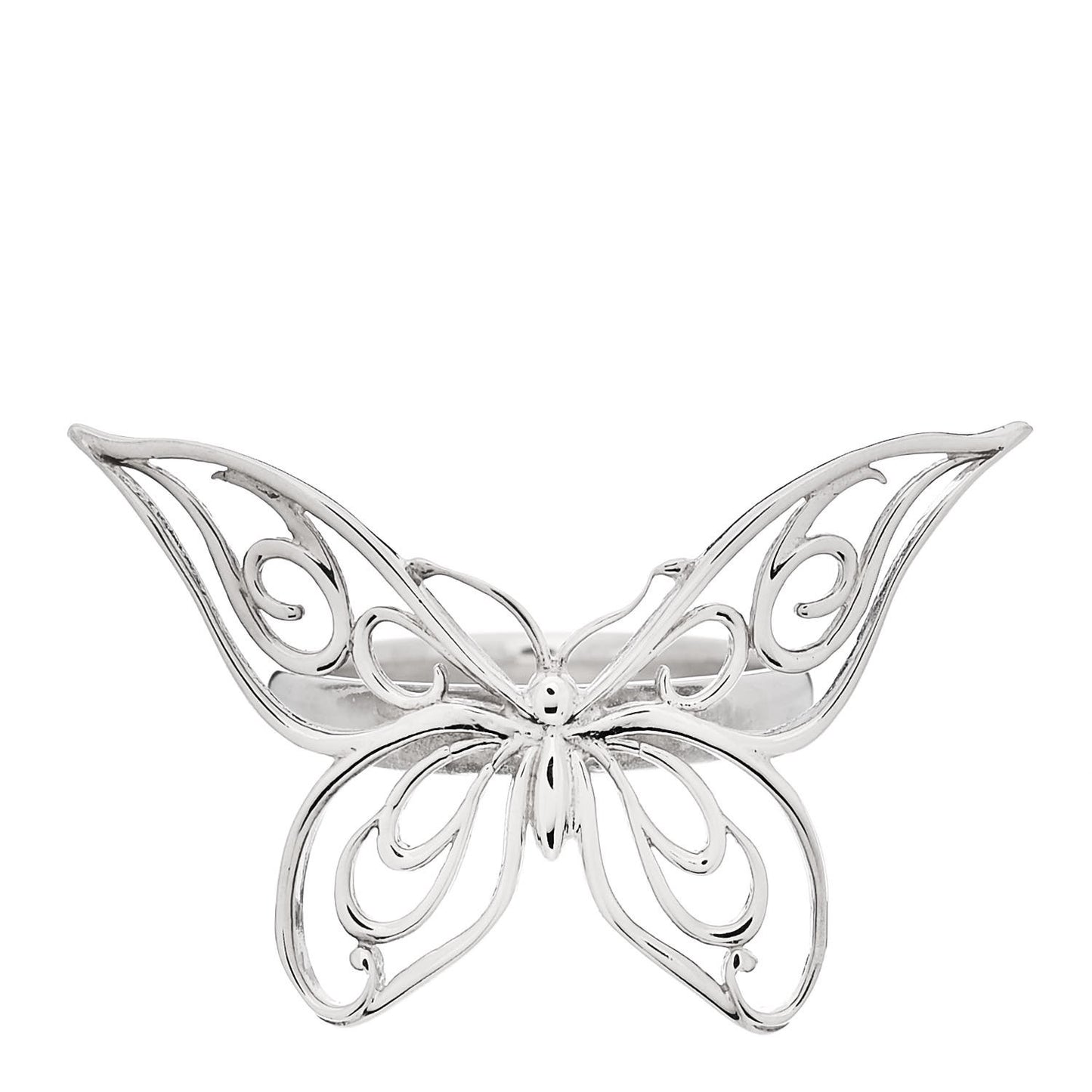 Sterling Silver Butterfly Ring 52 6