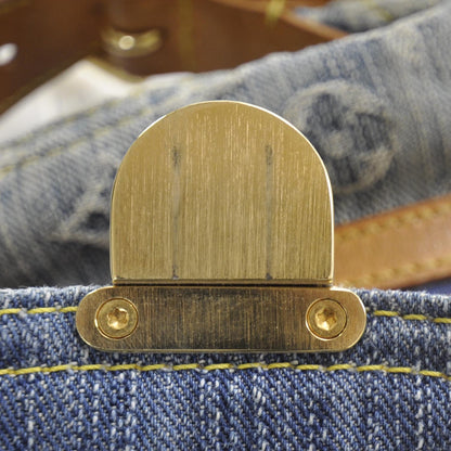 Louis Vuitton Monogram Denim Baggy PM Blue 10 of 10