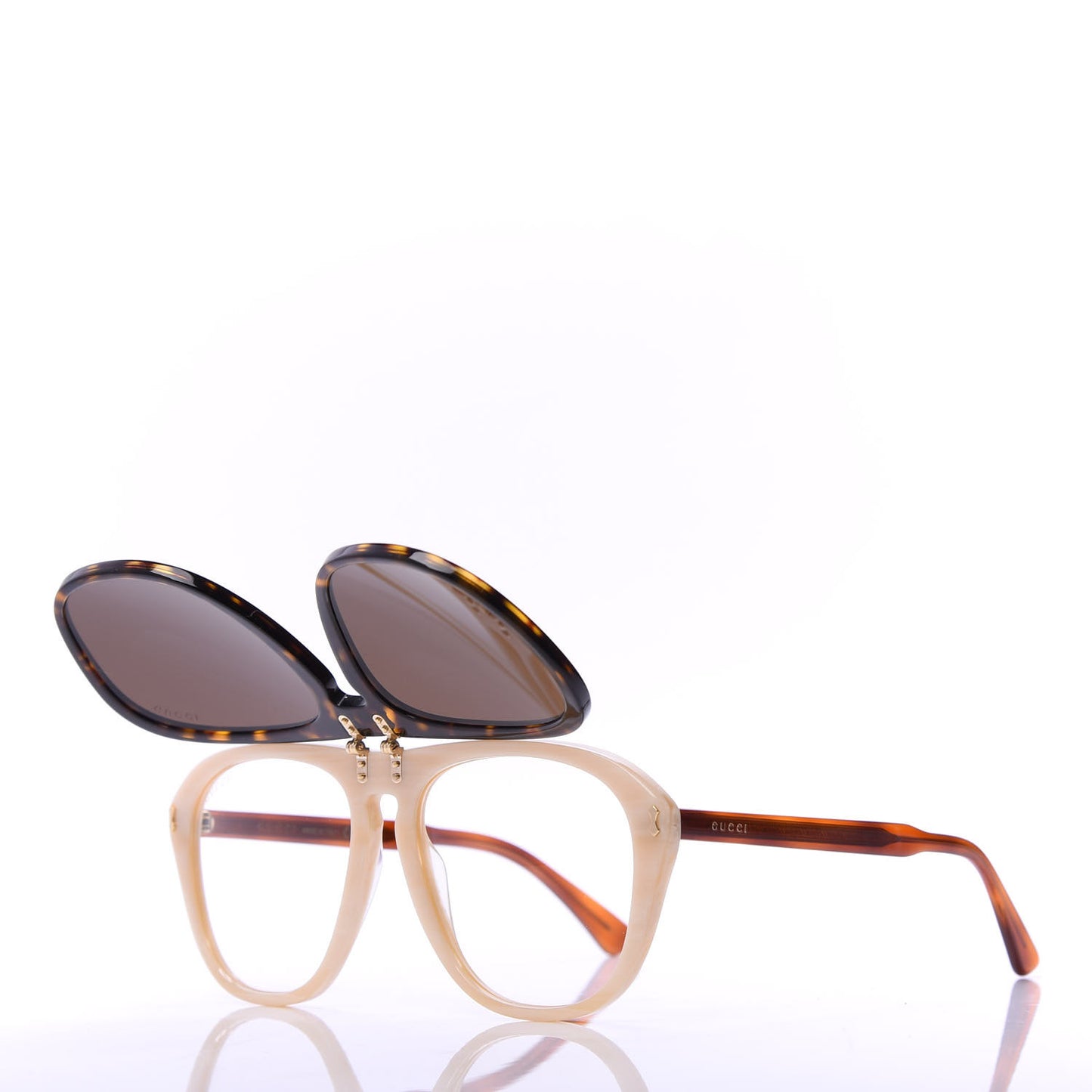 Acetate Flip Up Aviator Sunglasses GG0087S Havana