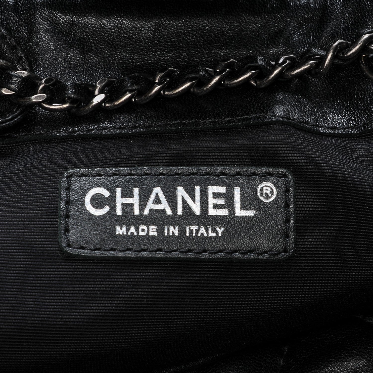 Chanel Lambskin Quilted Western Baluchon Fringe Bag Black 6 of 7